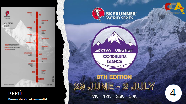 La ruta de 50k es parte del Circuito Mundial de SkyRunning.